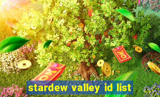 stardew valley id list